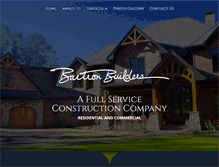 Tablet Screenshot of bartronbuilders.com